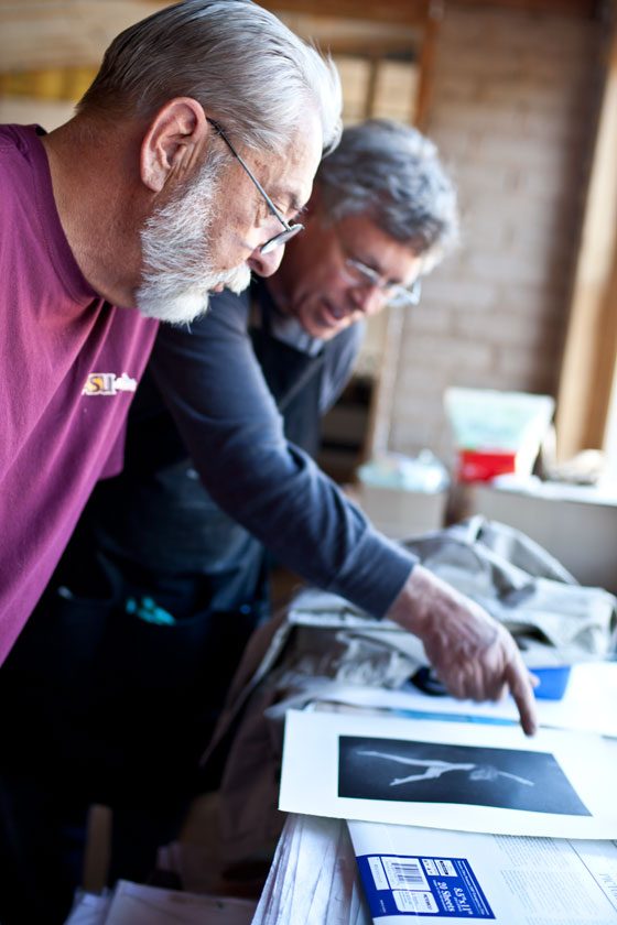 Don also produced a plate for Jim Hamstra while I was there. Jim is a talented photographer and printmaker who has attended quite a few workshops at Making Art Safely.