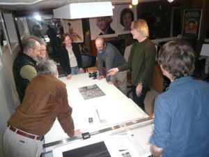 A gathering of printmakers - John Dean's Studio