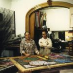 Archie Rand with Jon Cone 1987 - Cone Editions, Port Chest, NY