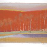 Untitled, Wolf Kahn. 1992. Computer derived 12 plate silkscreen.